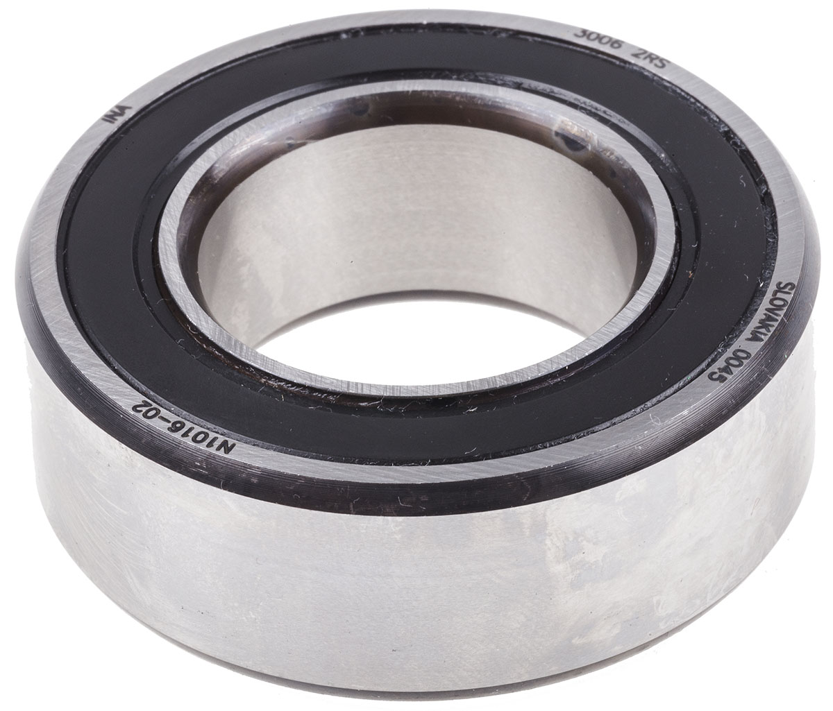 INA 3006-2RS 2 Row Ball Bearing - 30 mm ID, 55 mm OD 19 mm Race Width