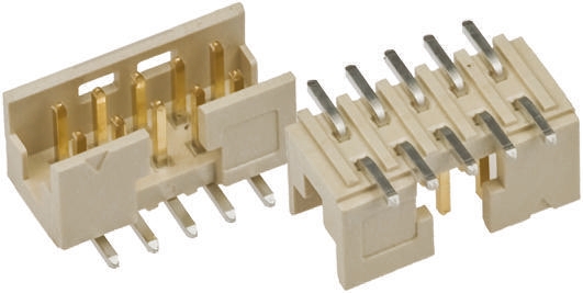 Amphenol Communications Solutions Minitek Series Straight Surface PCB Header, 12 Contact(s), 2 mm Pitch, 2 Row, Shrouded