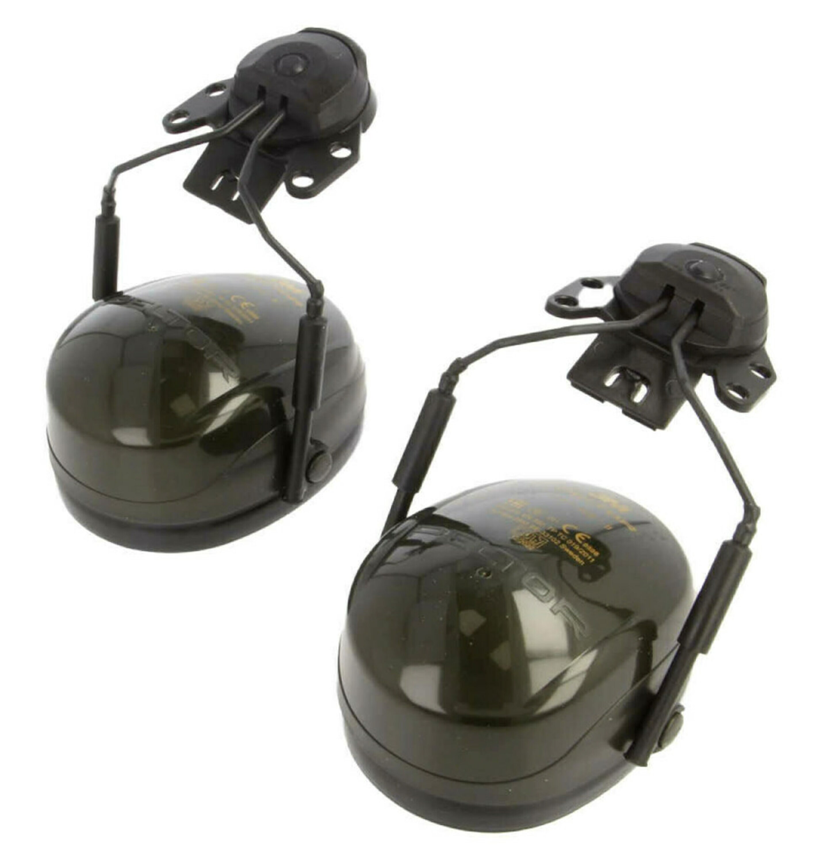 3M 7100095550 Wireless Listen Only Ear Defender with Helmet Attachment, 32dB, Green, Noise Cancelling Microphone