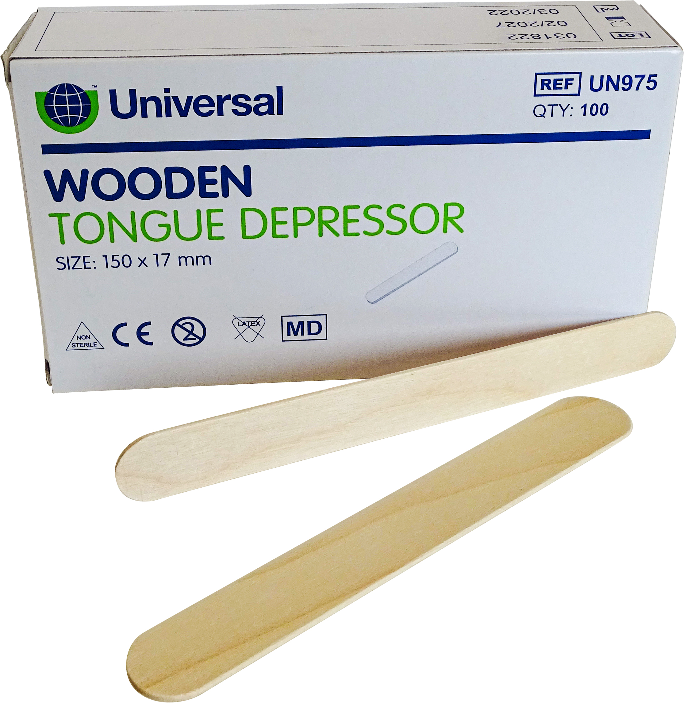 RS PRO First Aid Kit Tongue Depressor, 100 Per Package