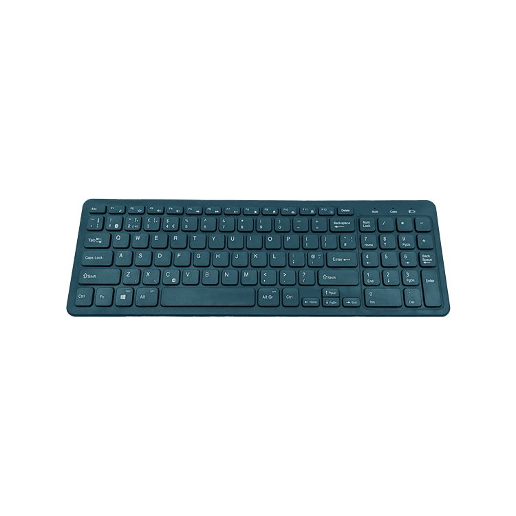 Ceratech KYB-BIO960-BTBL Wireless Bluetooth Compact Keyboard, QWERTY (UK), Black