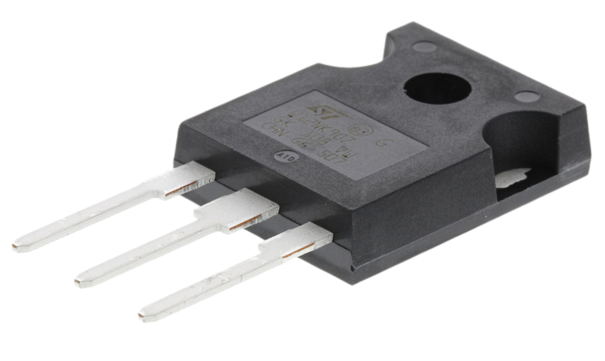 STMicroelectronics Type N-Channel MOSFET, 11 A, 900 V Enhancement, 3-Pin TO-247 STW12NK90Z