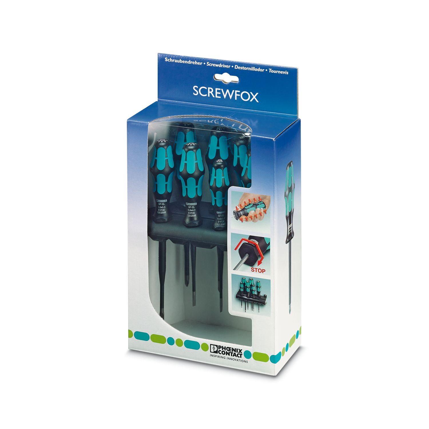 Phoenix Contact Tool Set 7 Pieces, Phillips