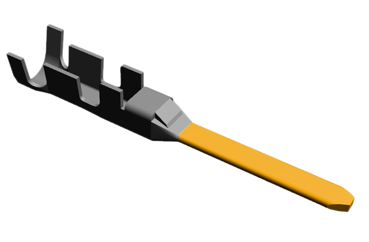 TE Connectivity Dynamic 3000 Series Male Crimp Terminal, 16AWG Min, 14AWG Max