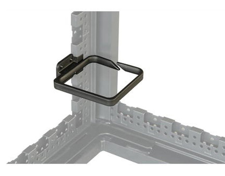 nVent SCHROFF Plastic Cable Management Ring for Use with 19-Inch Cabinet, 4 Rings, 90 x 40mm