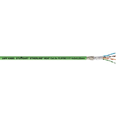 Lapp, 100m Cat5e, Green, Tinned Copper Braid, Unterminated