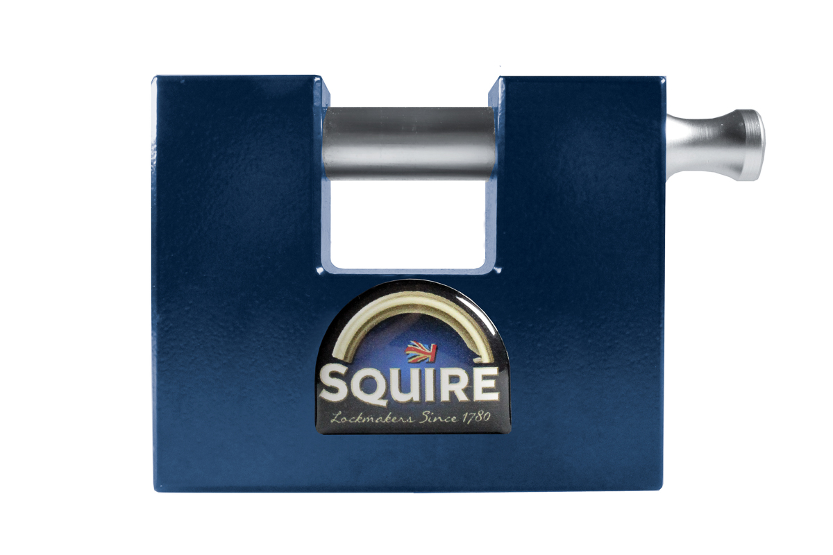 Squire Key Weatherproof Steel Padlock, 12mm Shackle, 80mm Body