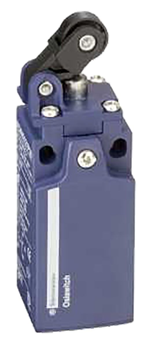 Telemecanique Sensors XCKN Series Roller Lever Plunger Limit Switch, NO/NC, IP65, DP, Plastic Housing, 240V ac Max, 10A