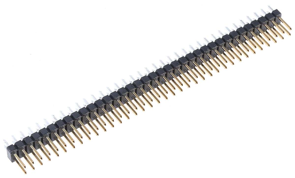 Amphenol Communications Solutions Bergstik Series Straight Through Hole Pin Header, 72 Contact(s), 2.54 mm Pitch, 2 Row,