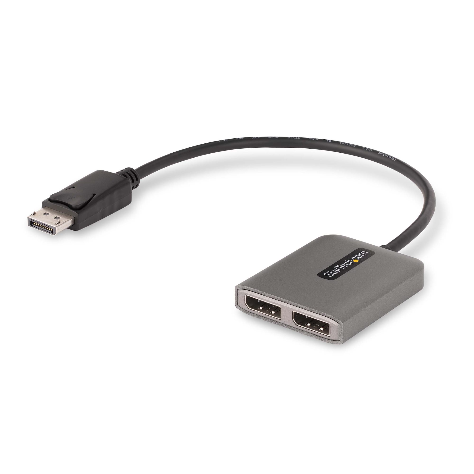 StarTech.com 2 port DisplayPort to DisplayPort Adapter, 5K @60 Hz Maximum Resolution