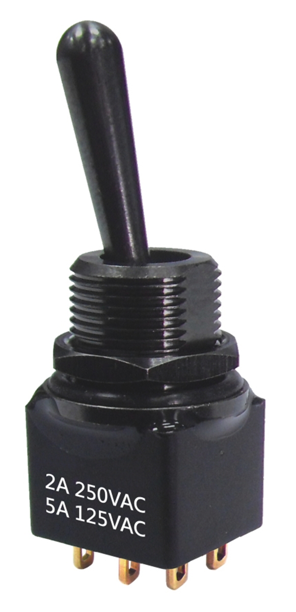 RS PRO Toggle Switch, PCB Mount, On-Off-(On), DPDT, Solder Terminal