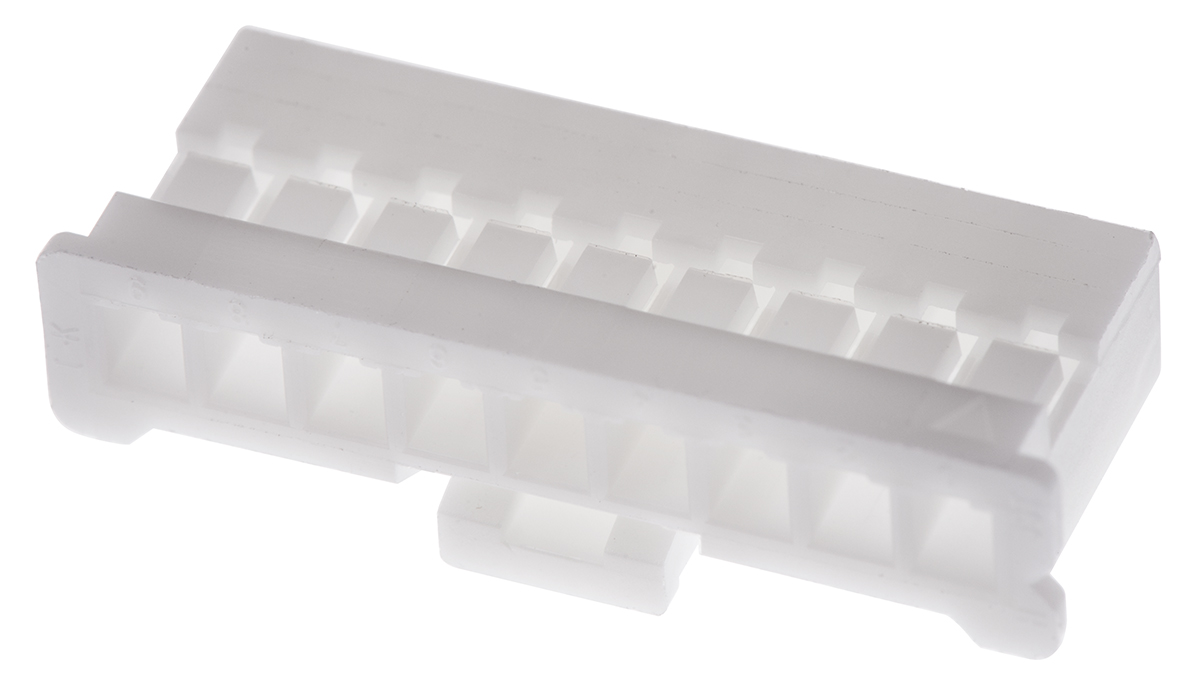 JST, PA Female Connector Housing, 2mm Pitch, 9 Way, 1 Row