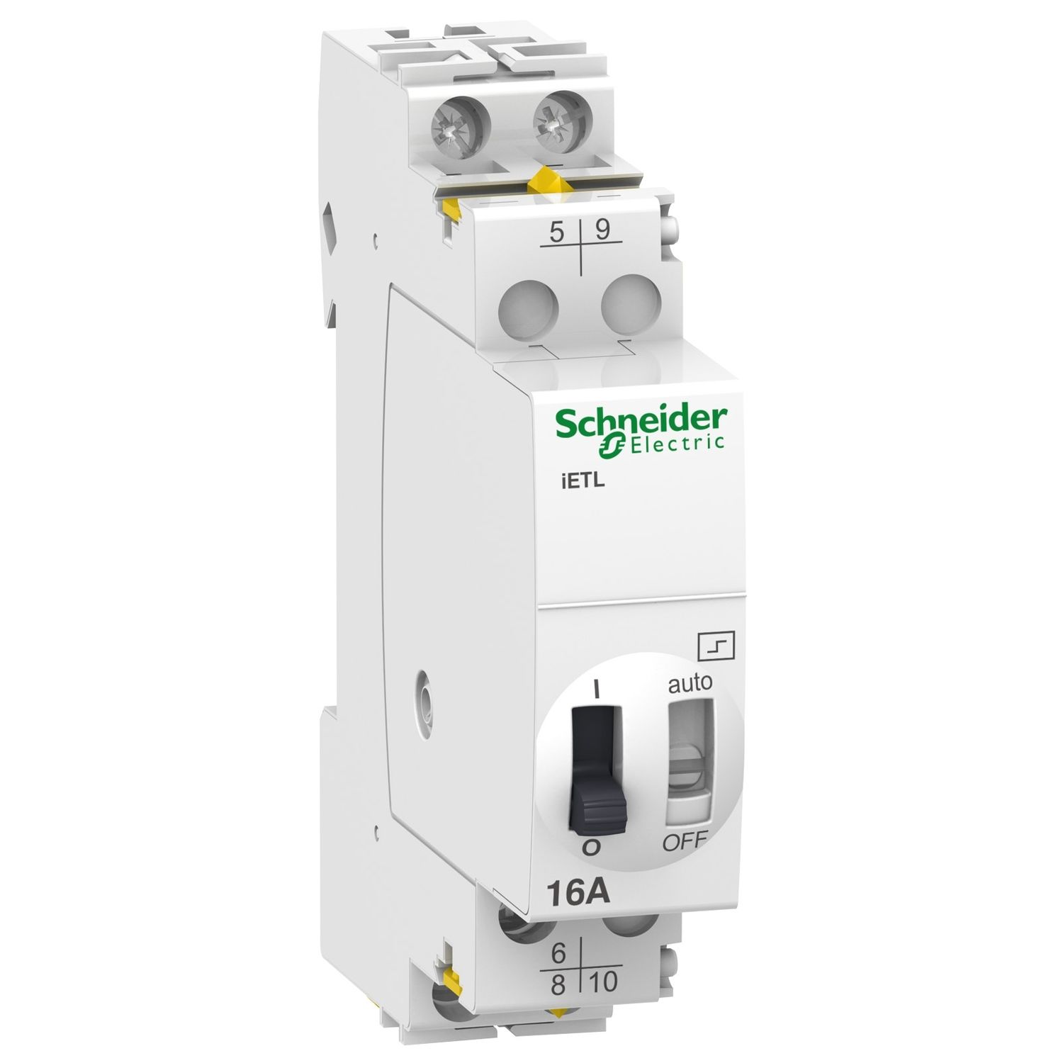 Schneider Electric DIN Rail Impulse Relay, 12V dc Coil, 16A Switching Current, SPDT, SPST