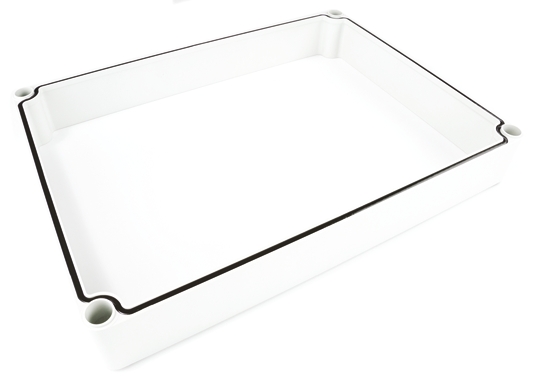 Fibox Polycarbonate Enclosure Lid for Use with EK Enclosure, 380 x 280 x 50mm