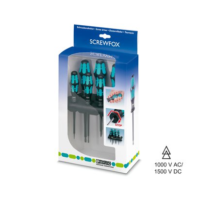 Phoenix Contact Tool Set 6 Pieces, Pozidriv
