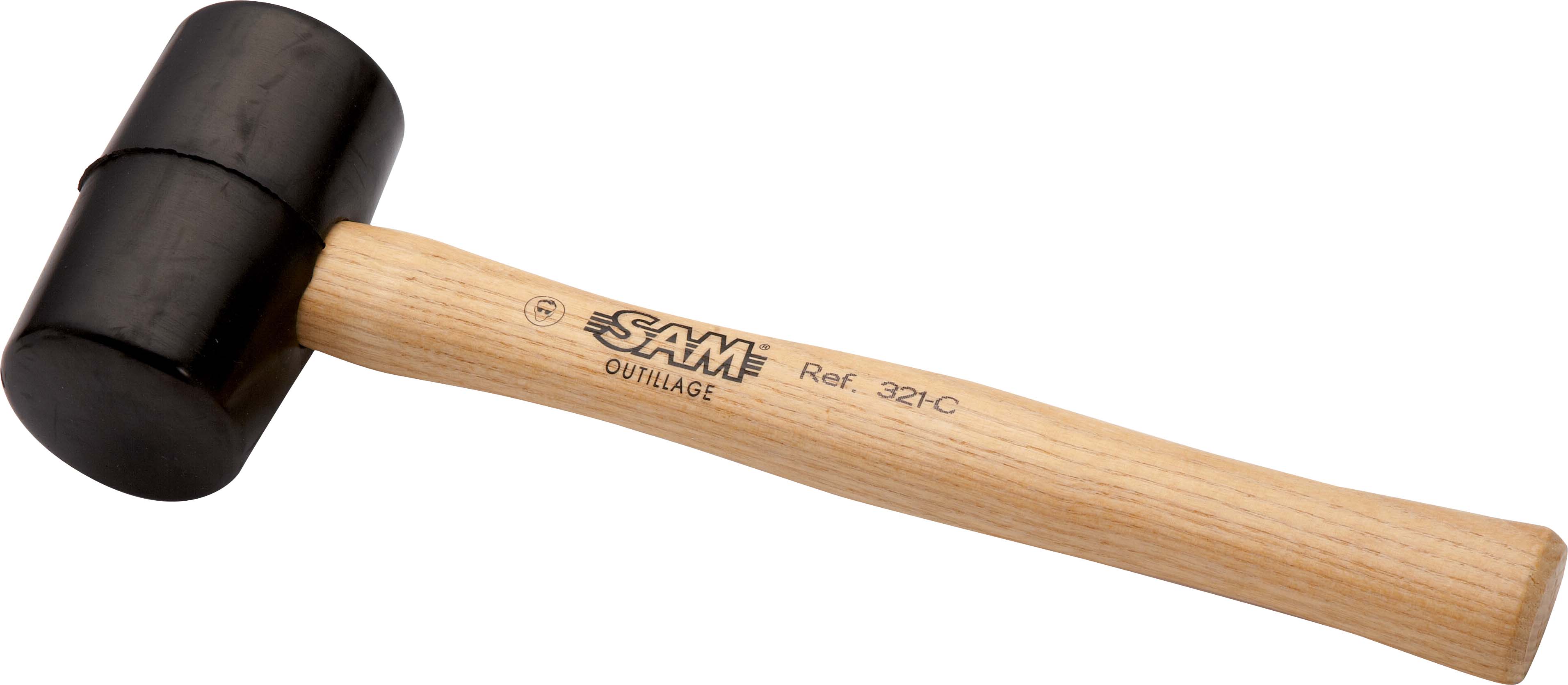 SAM Round Rubber Mallet 450g