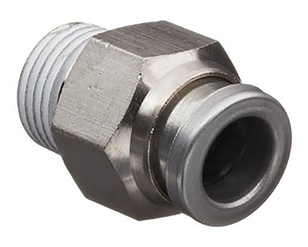 SMC KQB2 Series Threaded-to-Tube, UNF 10-32 to Push In 1/4 in, Threaded-to-Tube Connection Style