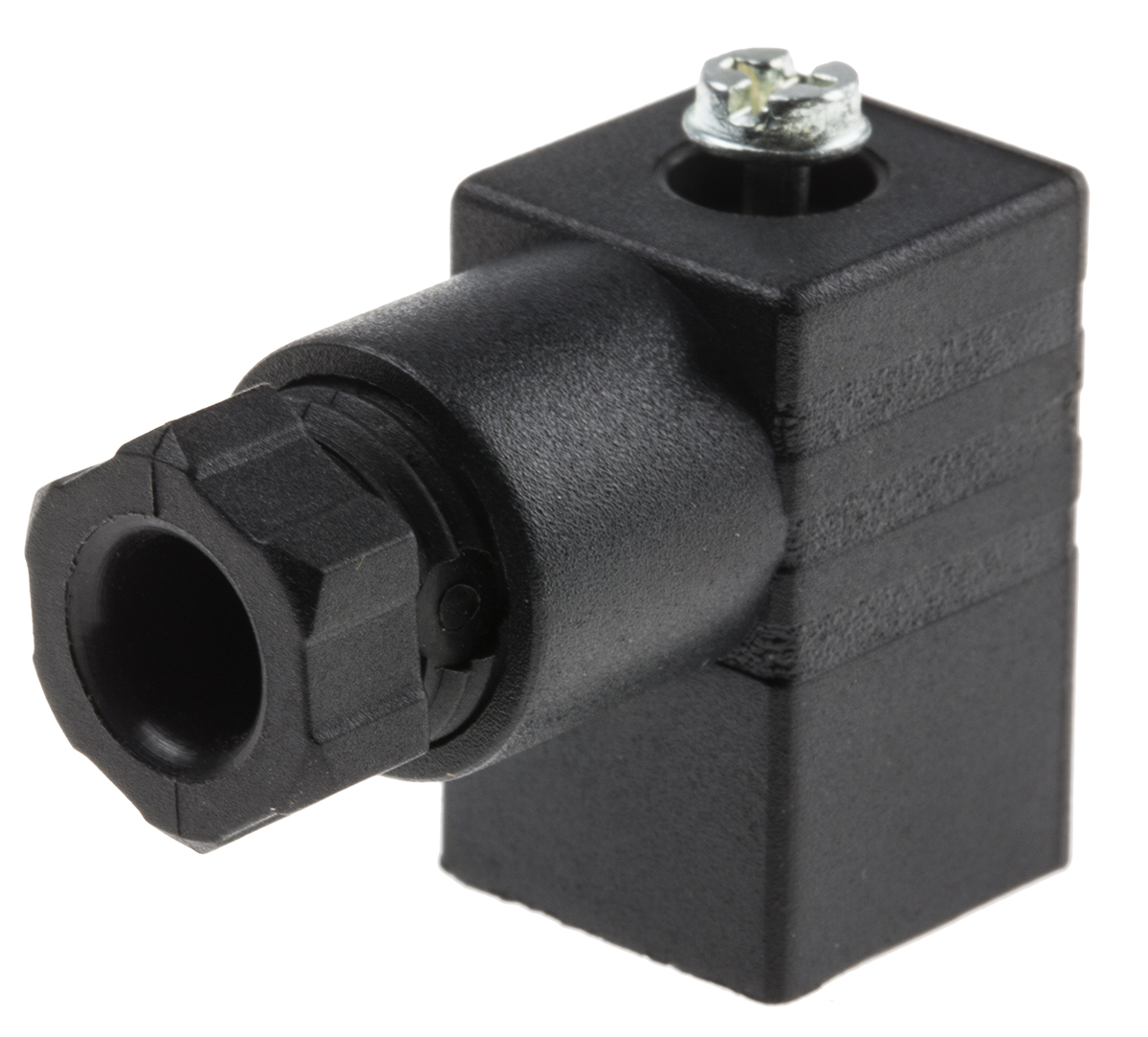 RS PRO 2P+E DIN 43650 C, Female Solenoid Valve Connector, 250 V ac Voltage