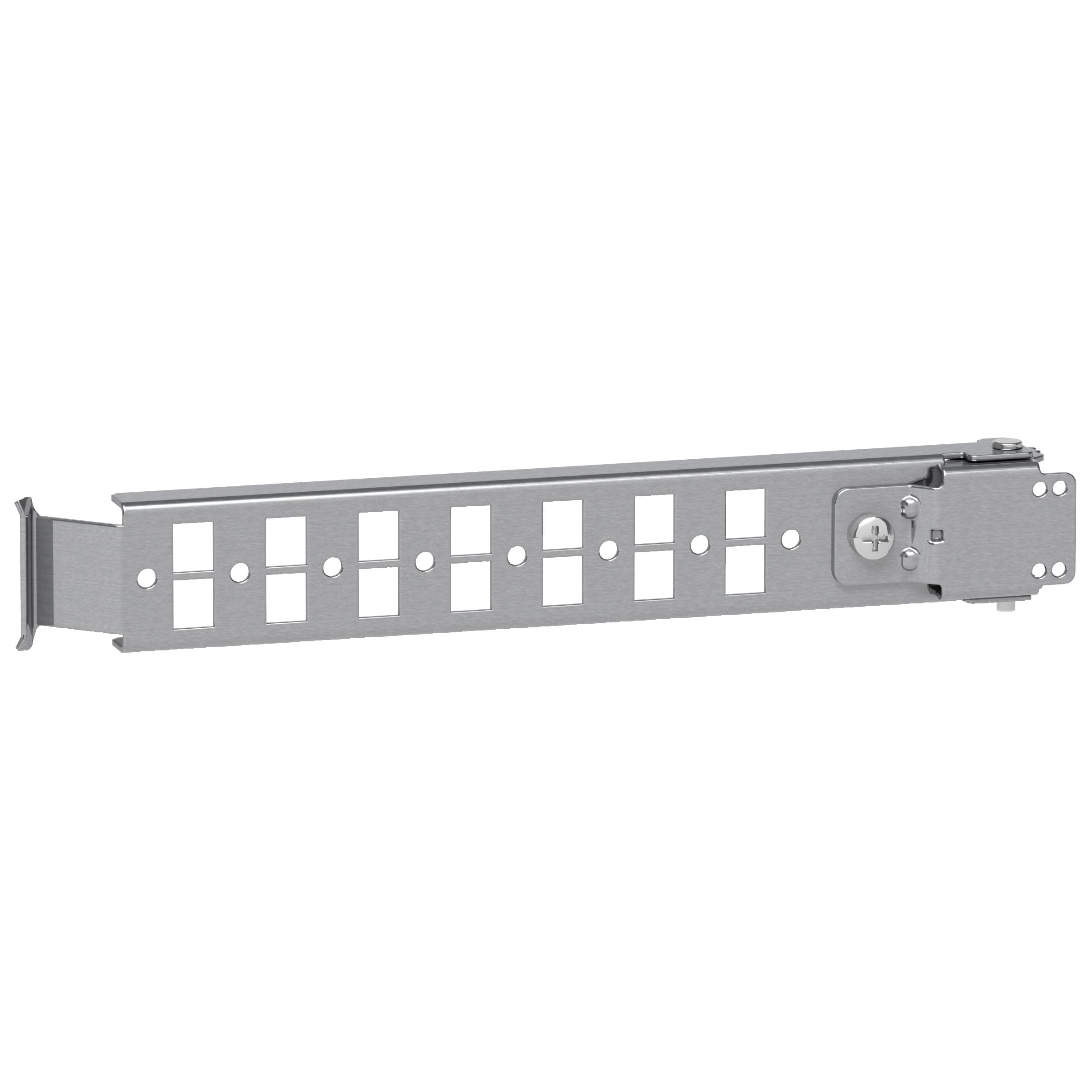 Schneider Electric PanelSeT Series Steel Mounting Rail for Use with Wall Mounting Enclosure, 250mm