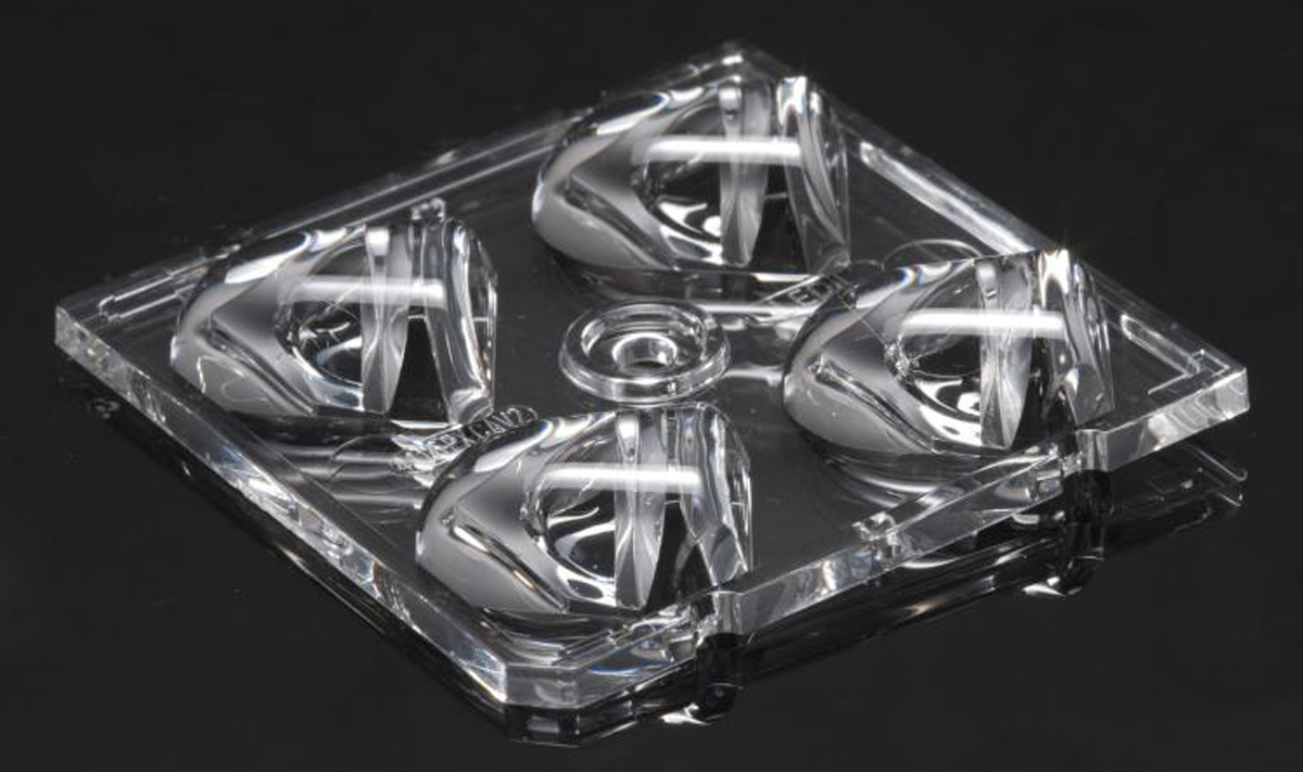 Ledil C14116_STRADA-2X2-PX, Strada-Module Series 4-Way LED Lens, Square Beam