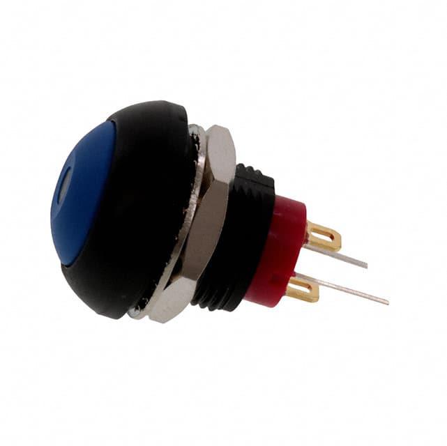 TE Connectivity PB6 Series Illuminated Push Button Switch, (On)-Off, Panel Mount, SPST - NO, White LED, 50 V dc, 125V