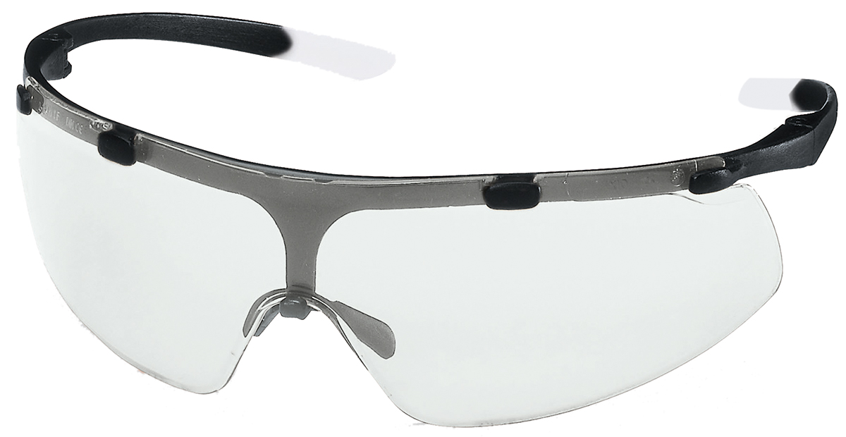 uvex Superfit Anti-Mist UV Safety Glasses, Clear PC Lens
