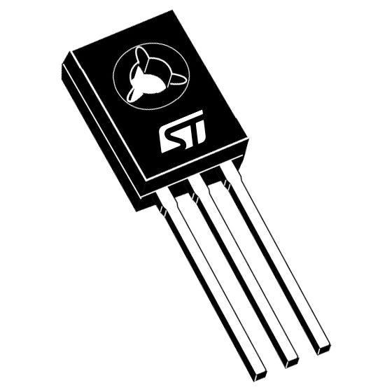 STMicroelectronics BD437 NPN Transistor, 4 A, 45 V, 3-Pin SOT-32