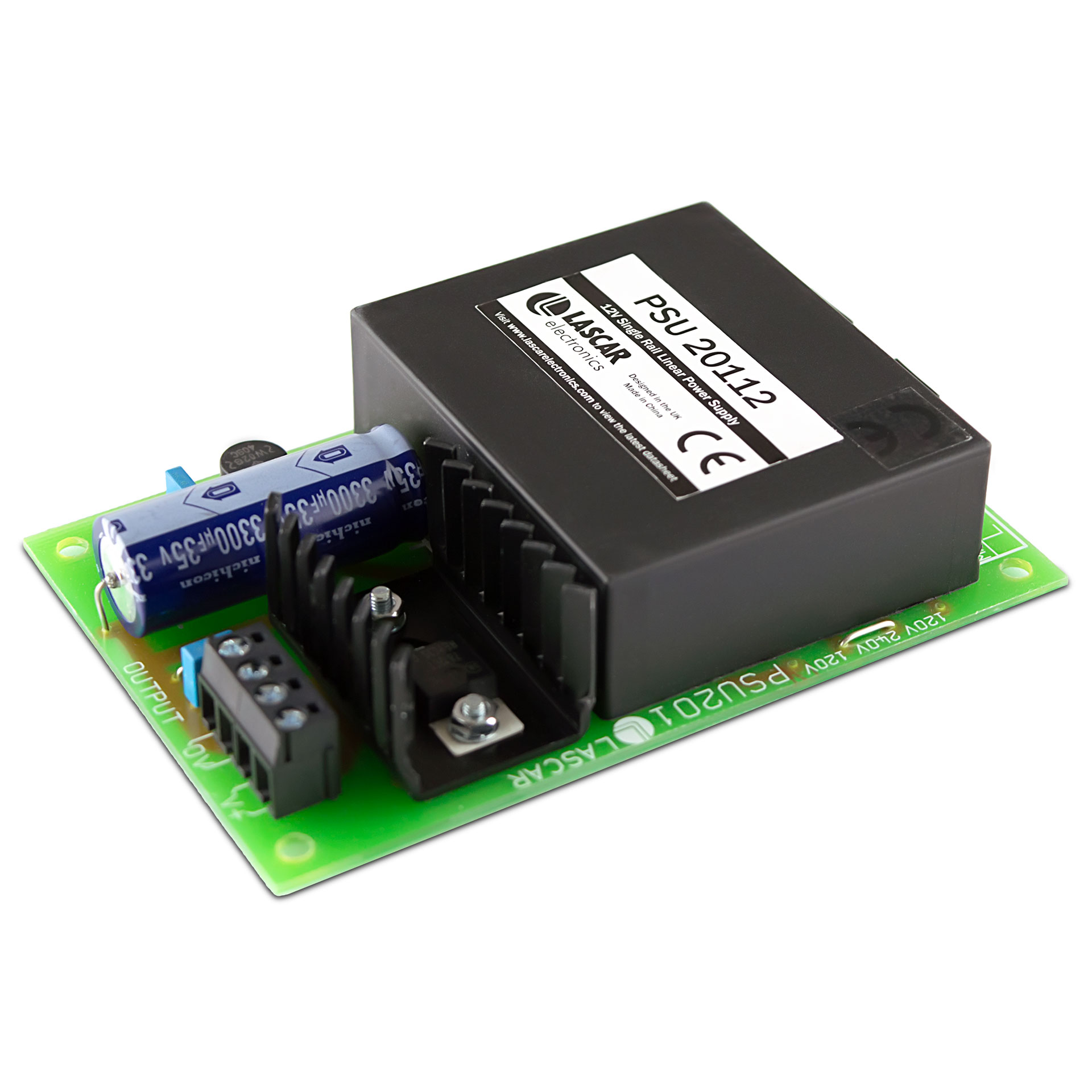 Lascar Open Frame Linear Power Supply, 250V ac Input, 11.5 → 12.5V dc Output, 500mA Output
