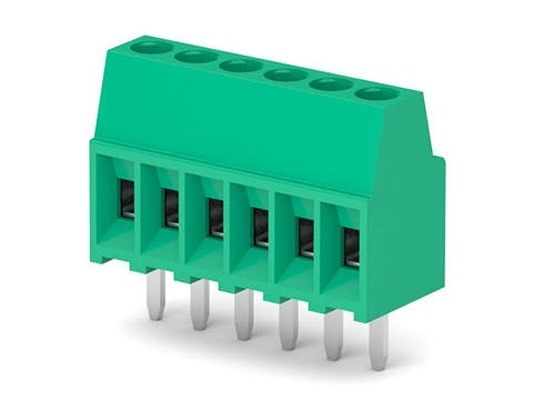 Molex 39773 Series PCB Terminal Block, 6-Contact, 2.54mm Pitch, Vertical Mount, 1-Row