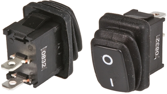 ZF SPST, On-Off Rocker Switch Panel Mount
