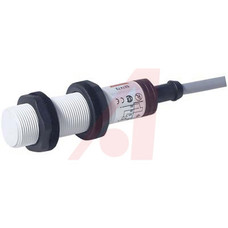 Carlo Gavazzi Barrel-Style Proximity Sensor, 3 → 12 mm Detection, PNP Output, 10 → 40 V dc, IP67