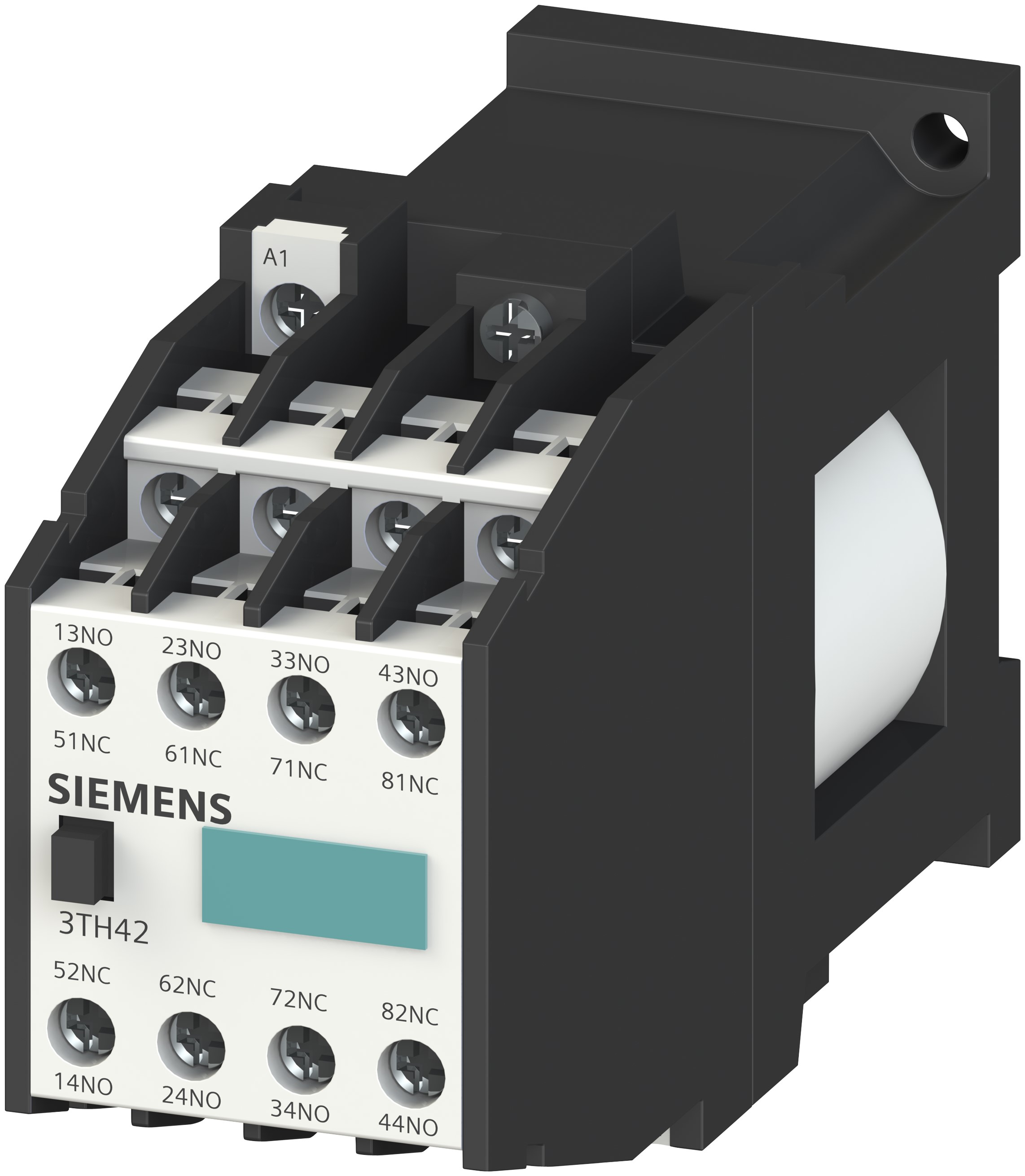Siemens 3TH4 Contactor Relay, 24 V Coil, 888-Pole, 10 A 24 V, 7 NO/1 NC, 230V ac