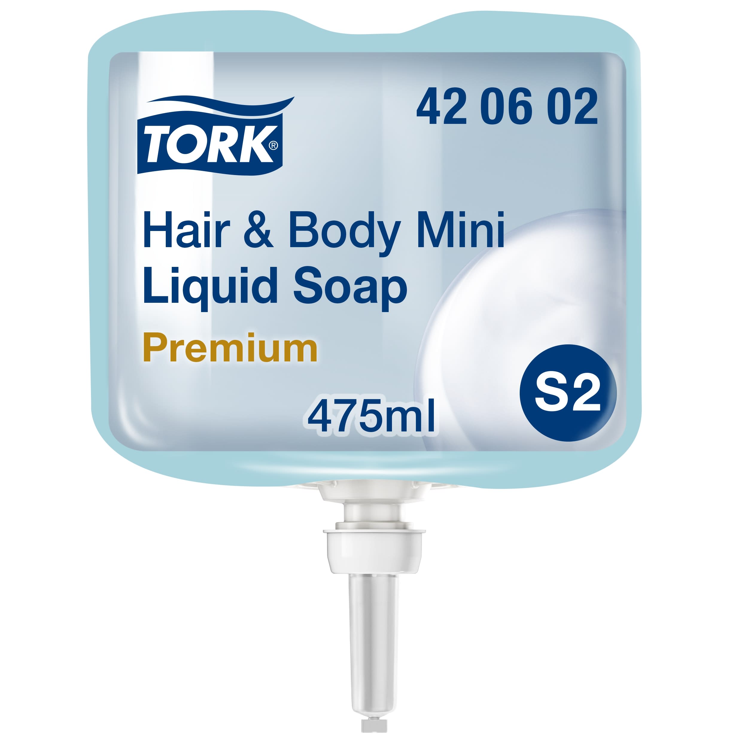 Tork Hair & Body Hand Cleaner & Soap Dermatologically Tested - 475 ml Bottle