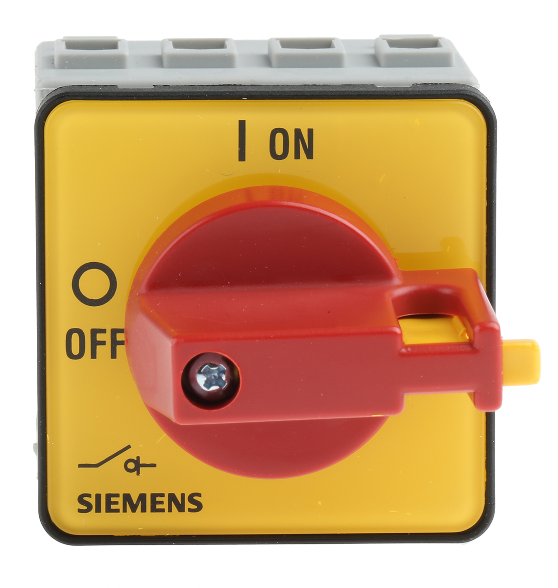 Siemens 3P Pole Panel Mount Isolator Switch - 16A Maximum Current, 7.5kW Power Rating, IP65