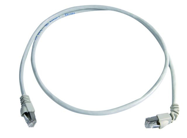 Telegartner, 2m Cat6a, Grey RJ45 to Male RJ45 Male, S/FTP Shielded, Terminated LSZH Sheath