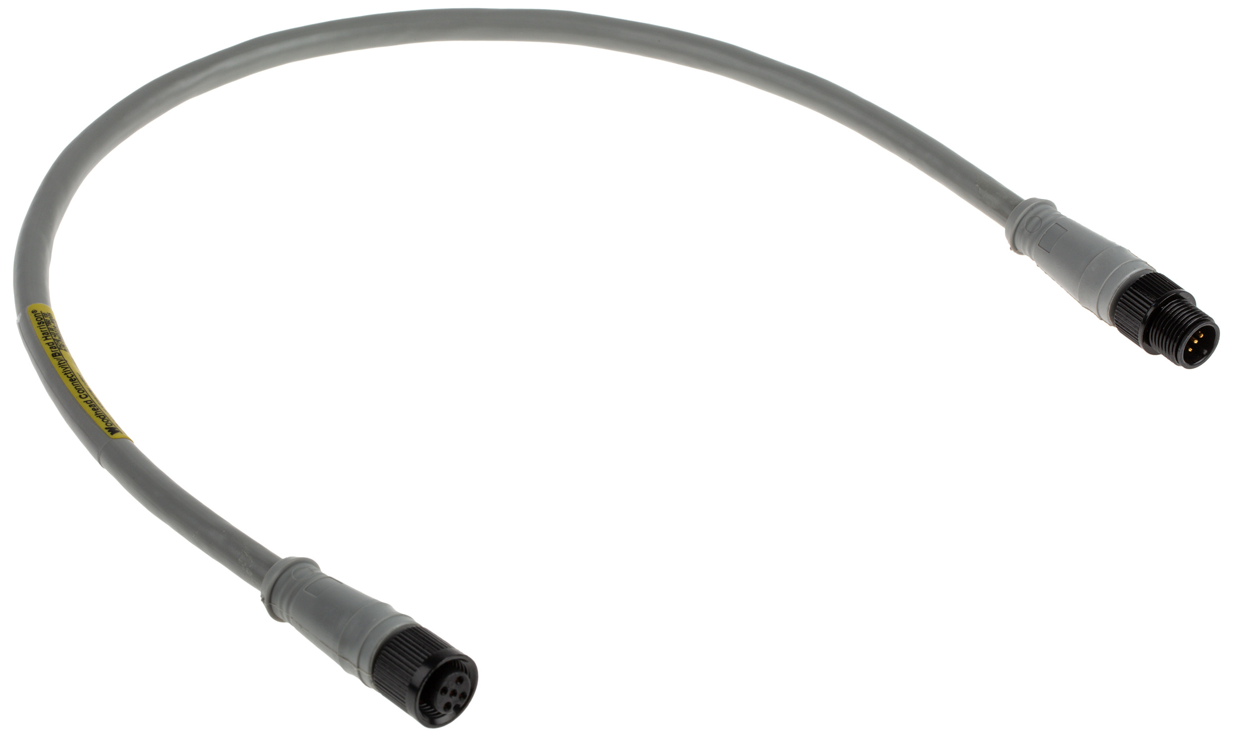 Brad from Molex Male 5 way M12 Micro Change to Female 5 way M12 Micro Change Sensor Actuator Cable, 0.50 m