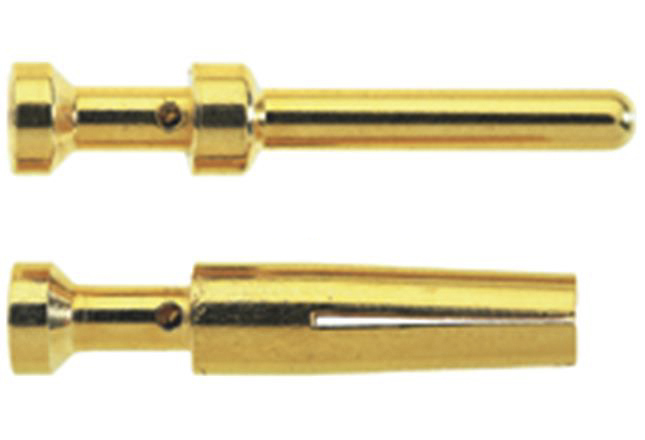 HARTING Han E Male 16A Crimp Contact Minimum Wire Size 0.14mm² Maximum Wire Size 0.37mm² for use with Heavy Duty Power