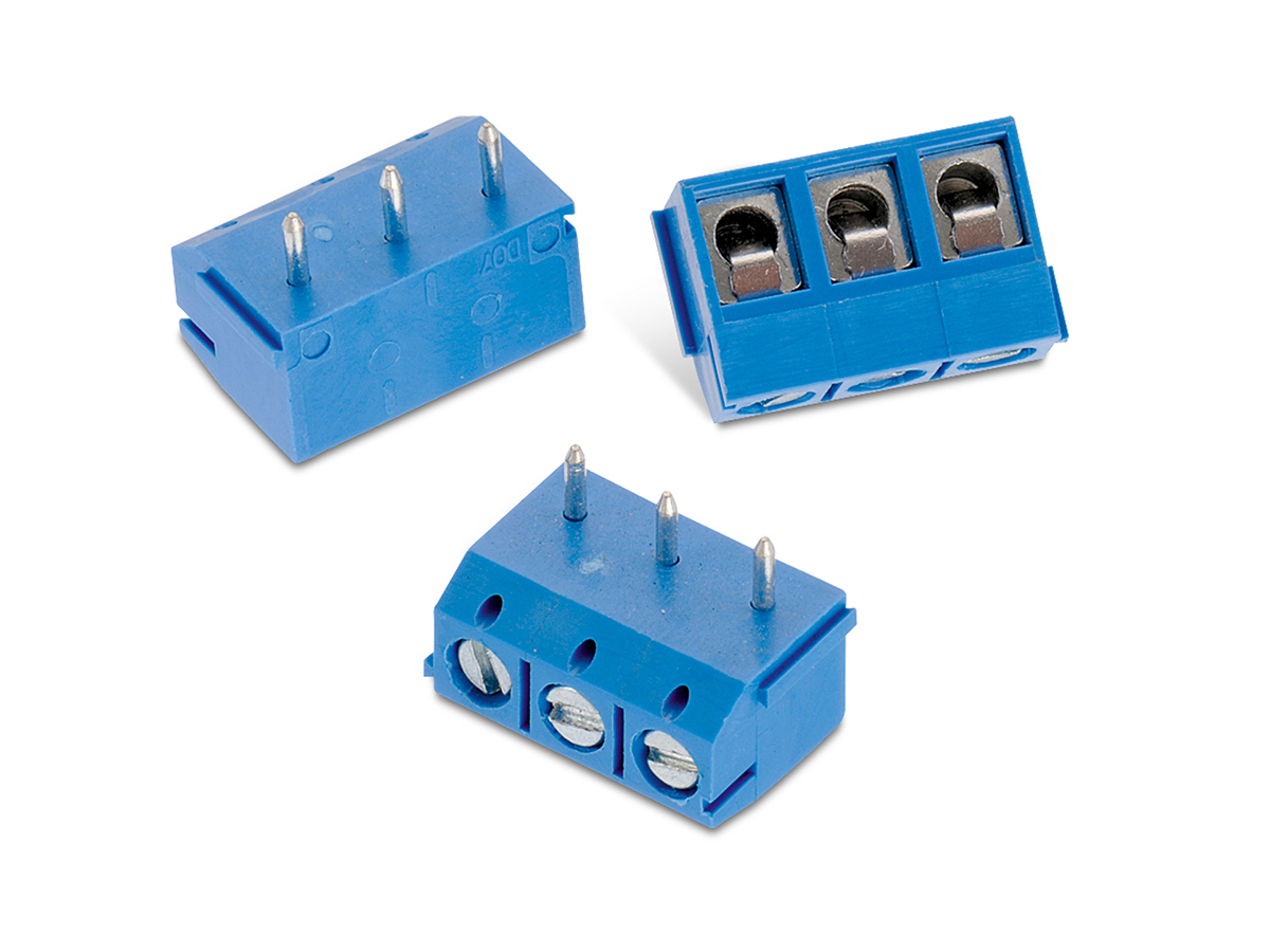 Wurth Elektronik 1047 Series PCB Terminal Block, 3-Contact, 5mm Pitch, Through Hole Mount, 1-Row, Solder Termination