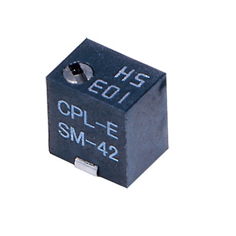 SMD Trimmer Potentiometer 0.25W Top Adjust Nidec Components