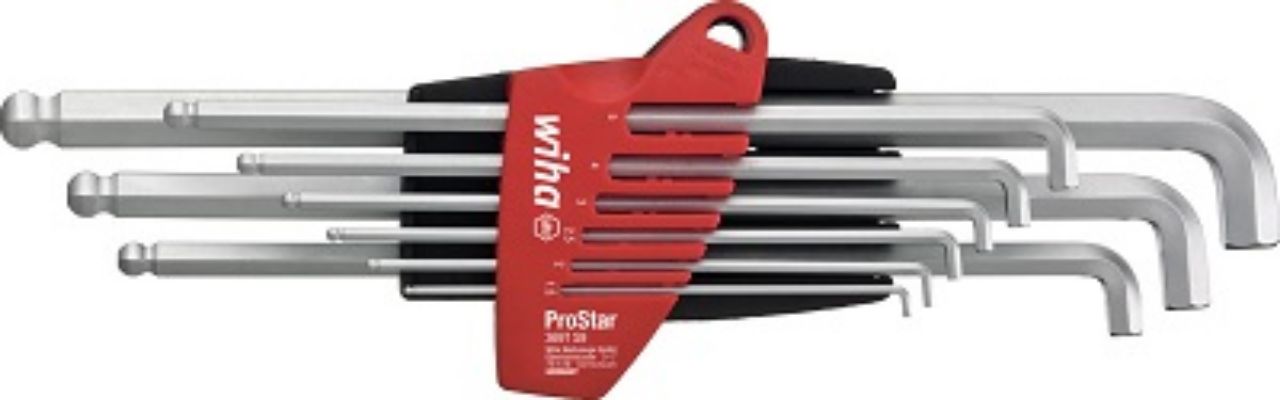 Wiha 10 piece L Shape Metric Hex Key Set, 1.5 → 10mm