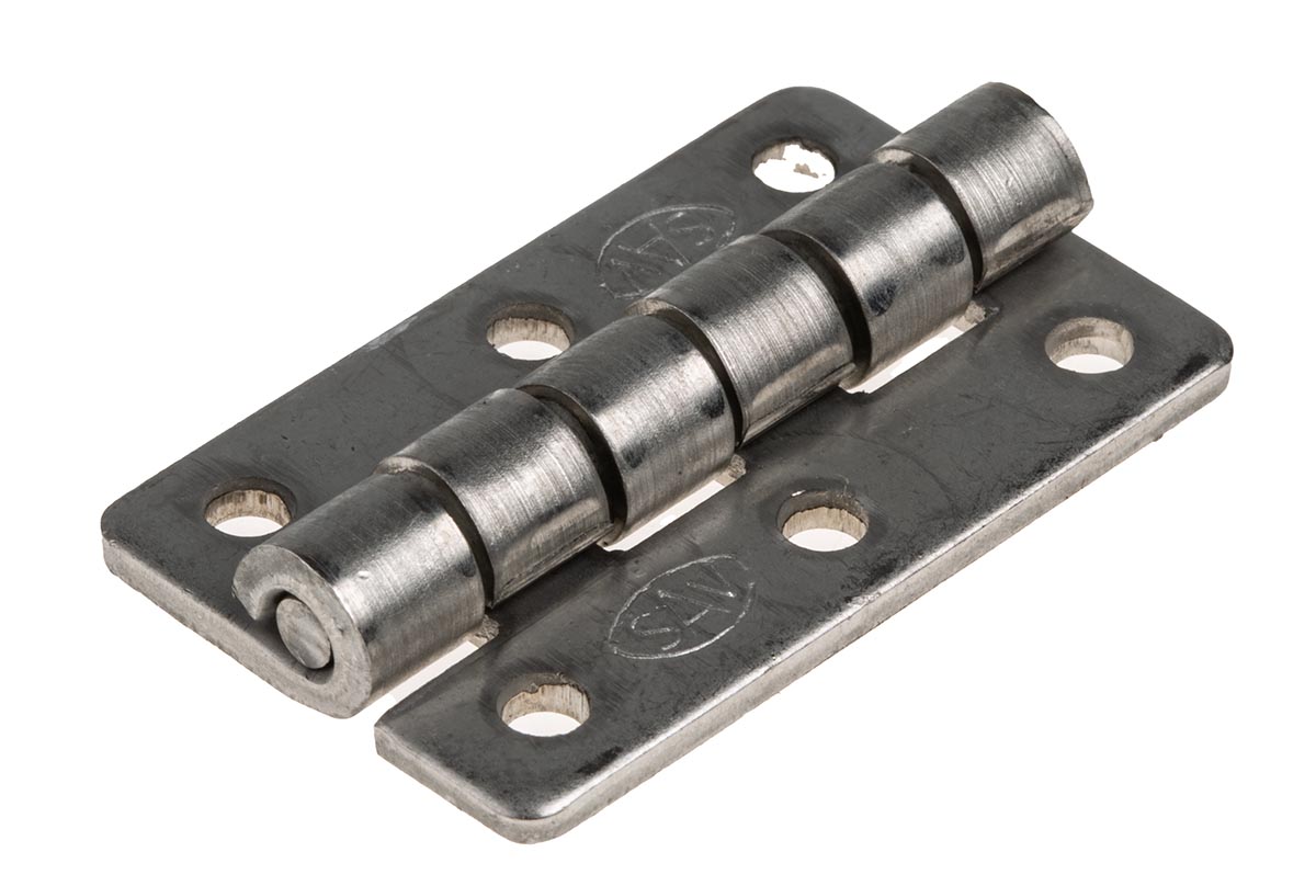 Savigny Stainless Steel Butt Hinge, Screw Fixing, 40mm x 24mm x 2mm