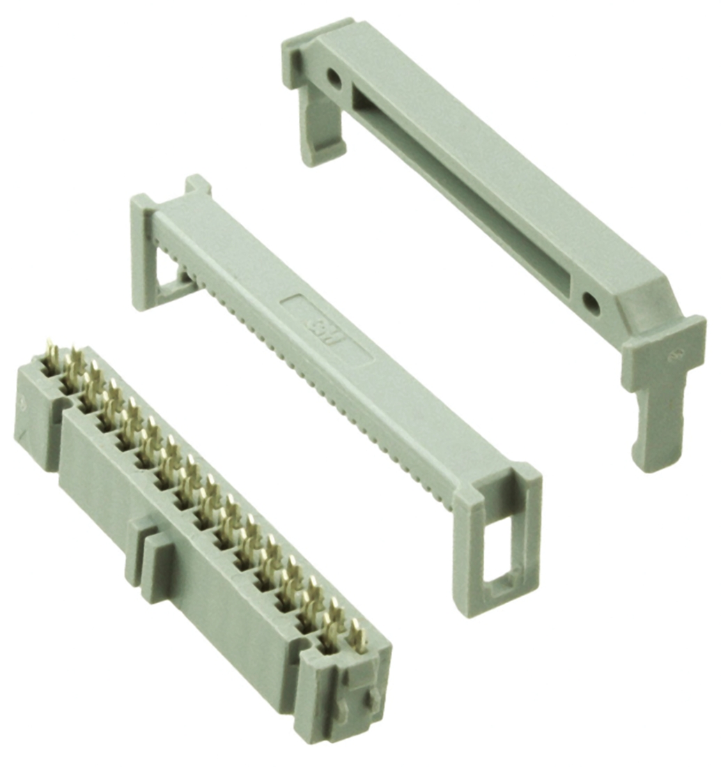 3M 30-Way IDC Connector Socket for Cable Mount, 2-Row