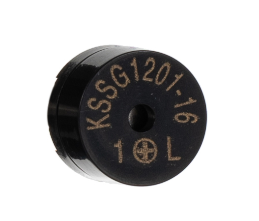 RS PRO 91dB PCB Mount External Magnetic Buzzer Component, 12 x 8.5mm, 1V ac Min, 2V ac Max