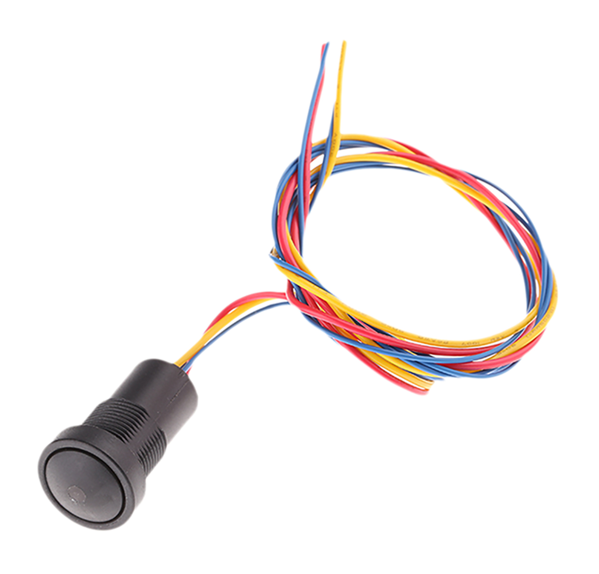 ITW Switches 49-59 Series Illuminated Push Button Switch, Momentary, Panel Mount, 16mm Cutout, SPST, Red LED, 250V ac,