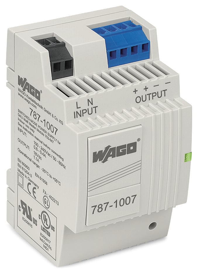WAGO DIN Rail Power Supply, 230V, 18V dc, 1.1A Output, 19.8W