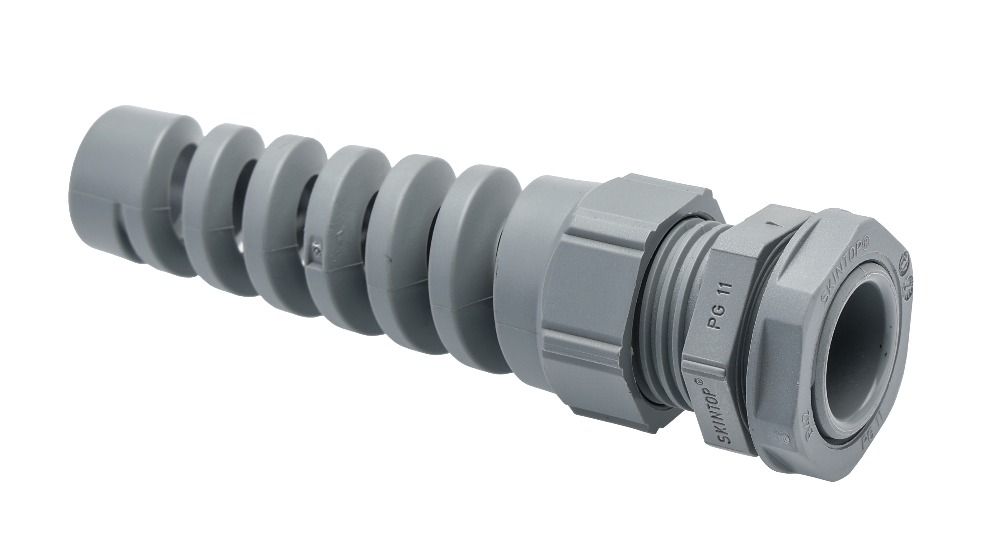 Lapp SKINTOP Series Grey Polyamide Cable Gland, PG11 Thread, 4mm min., 10mm max., IP68