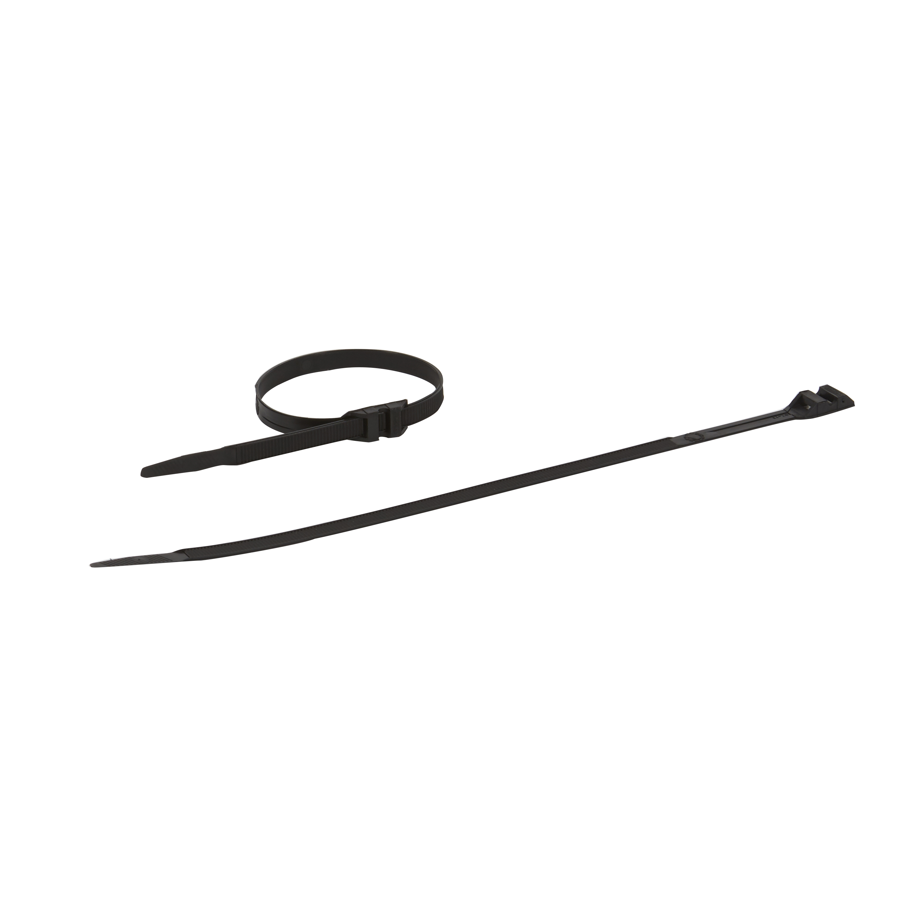 Legrand Cable Tie, Cable Ties, 357mm x 9 mm, Black Plastic, Pk-100units