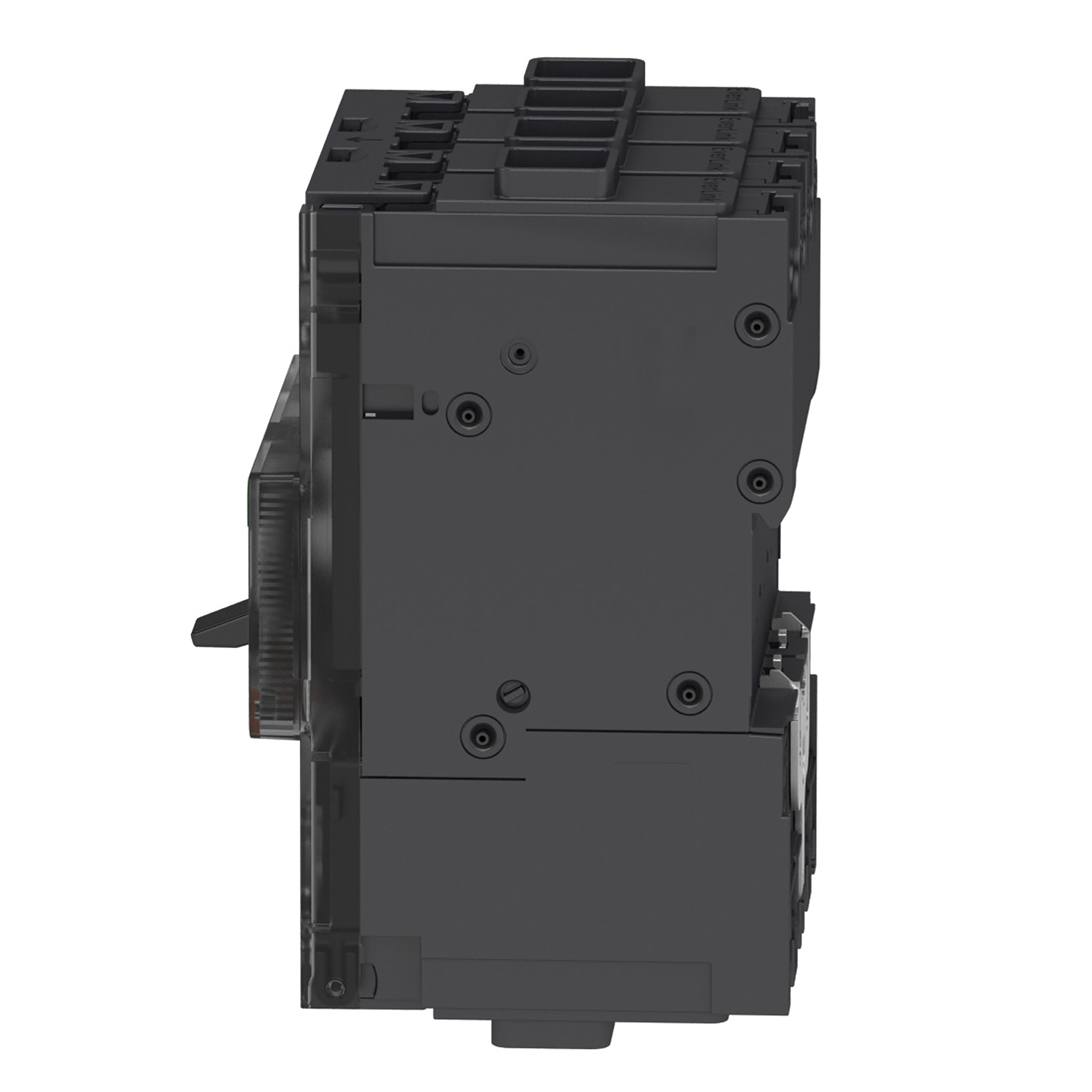 Schneider Electric, PowerPact MCCB 4P 50A, Breaking Capacity 18 kA, Clip-On