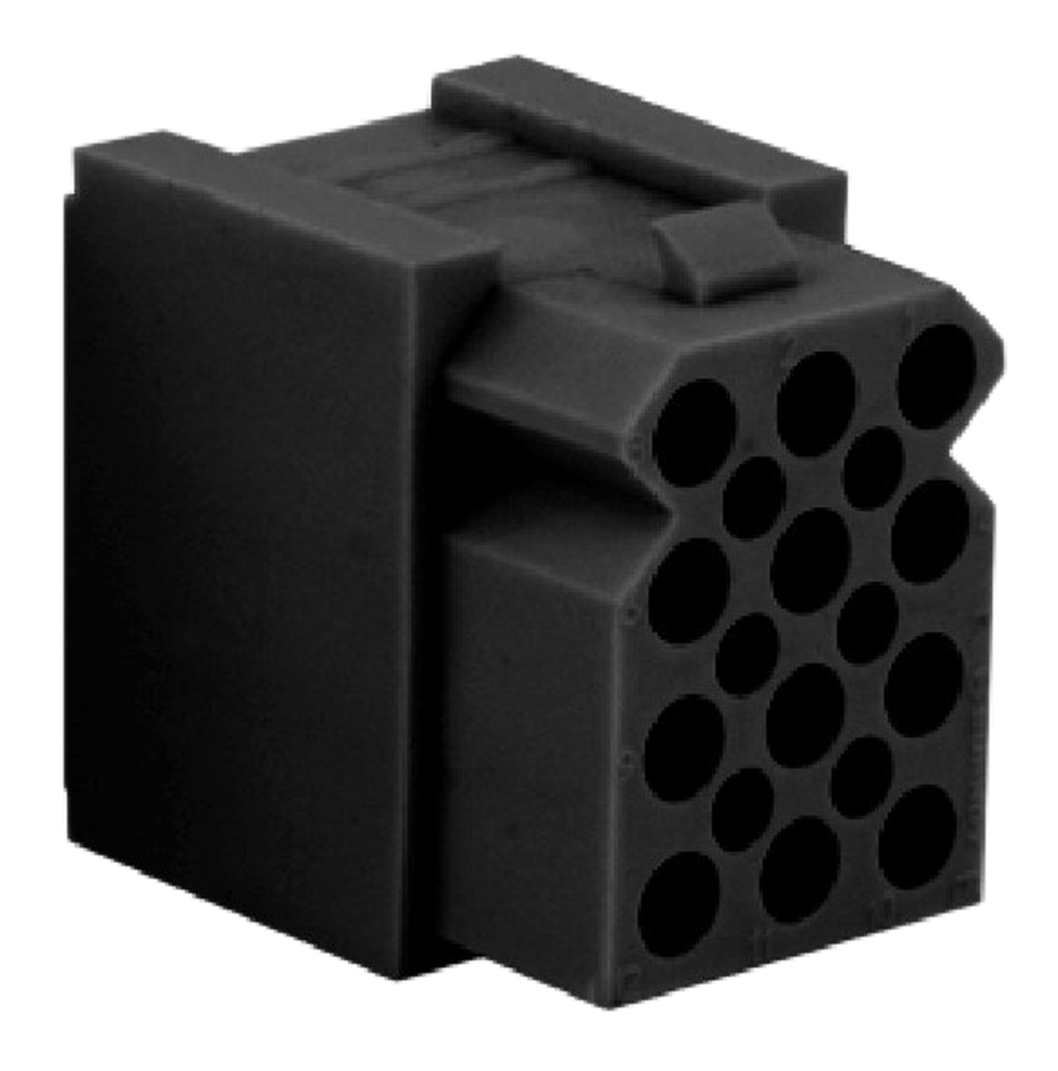 Souriau Sunbank by Eaton, SMS Female Connector Housing, 15 Way, 5 Row