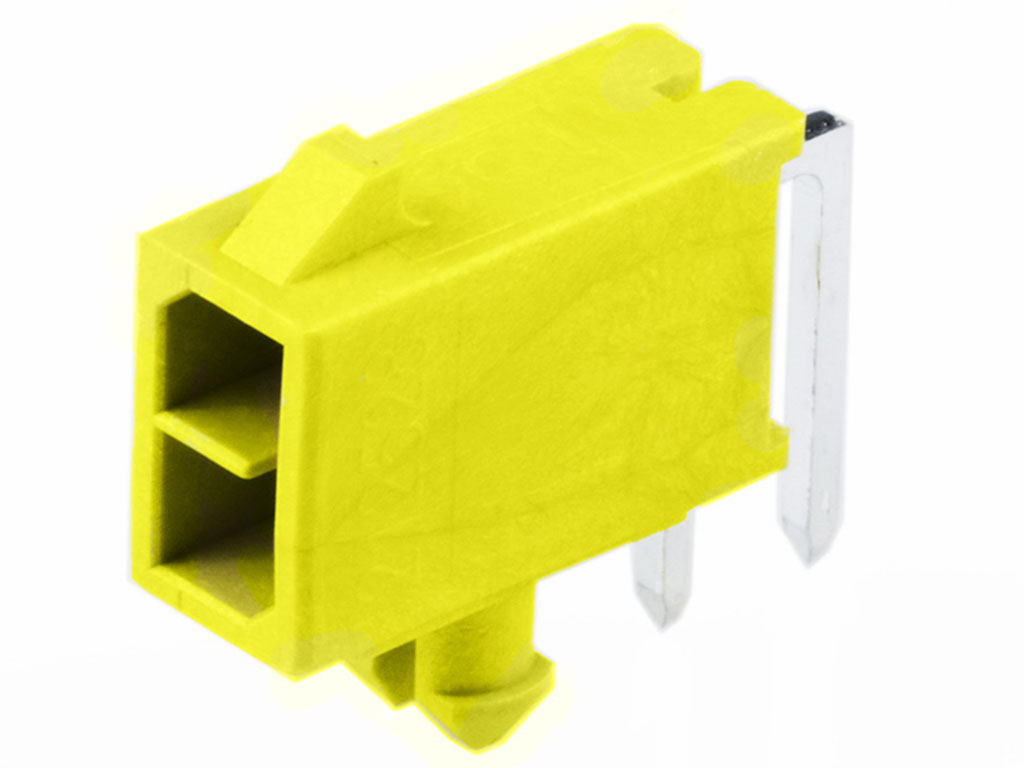 Molex, 212528 Male Connector Housing, 3mm Pitch, 2 Way, 2 Row Right Angle